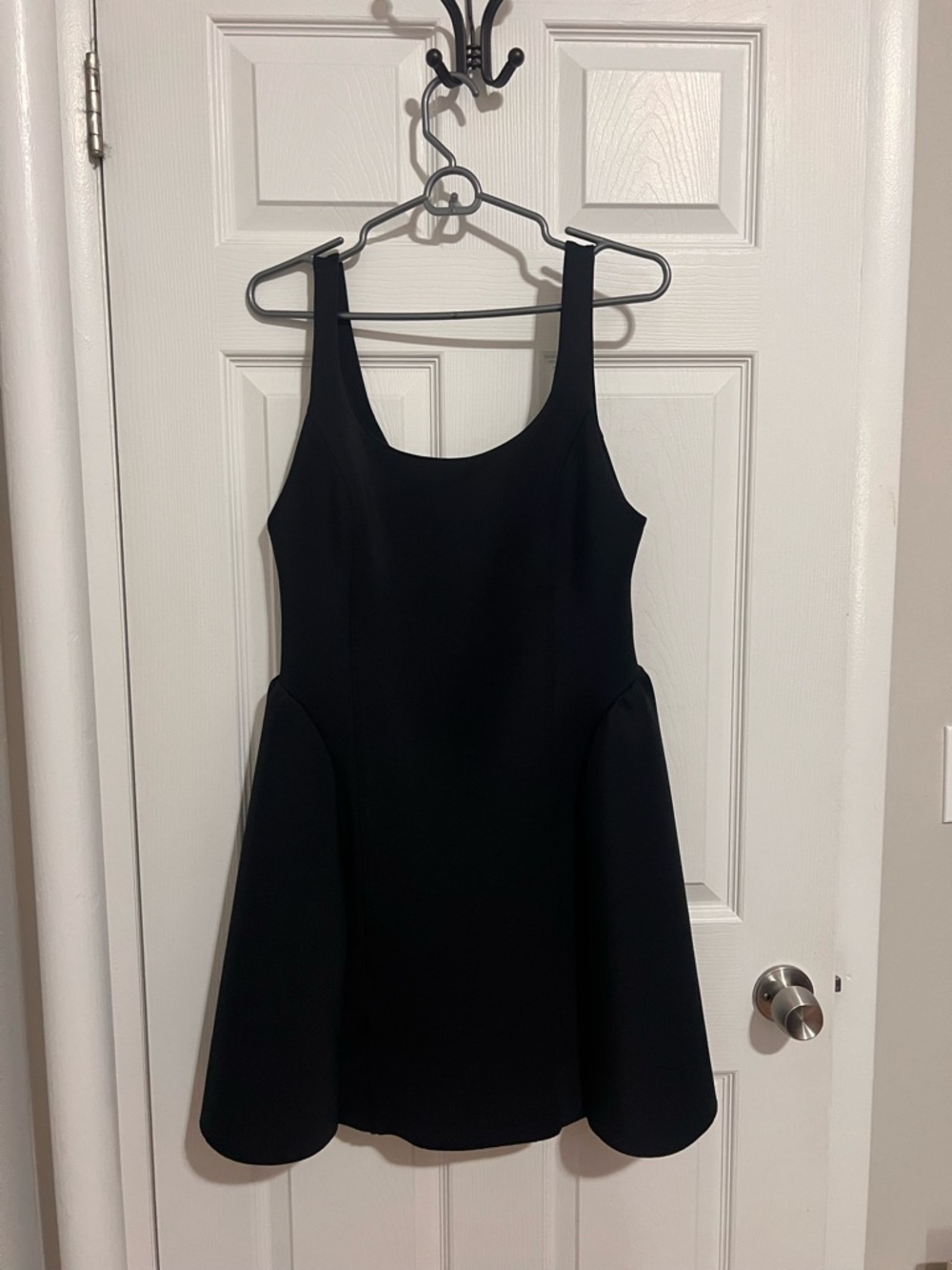 Maeve Black Sleeveless Scoop-Neck Midi Dress